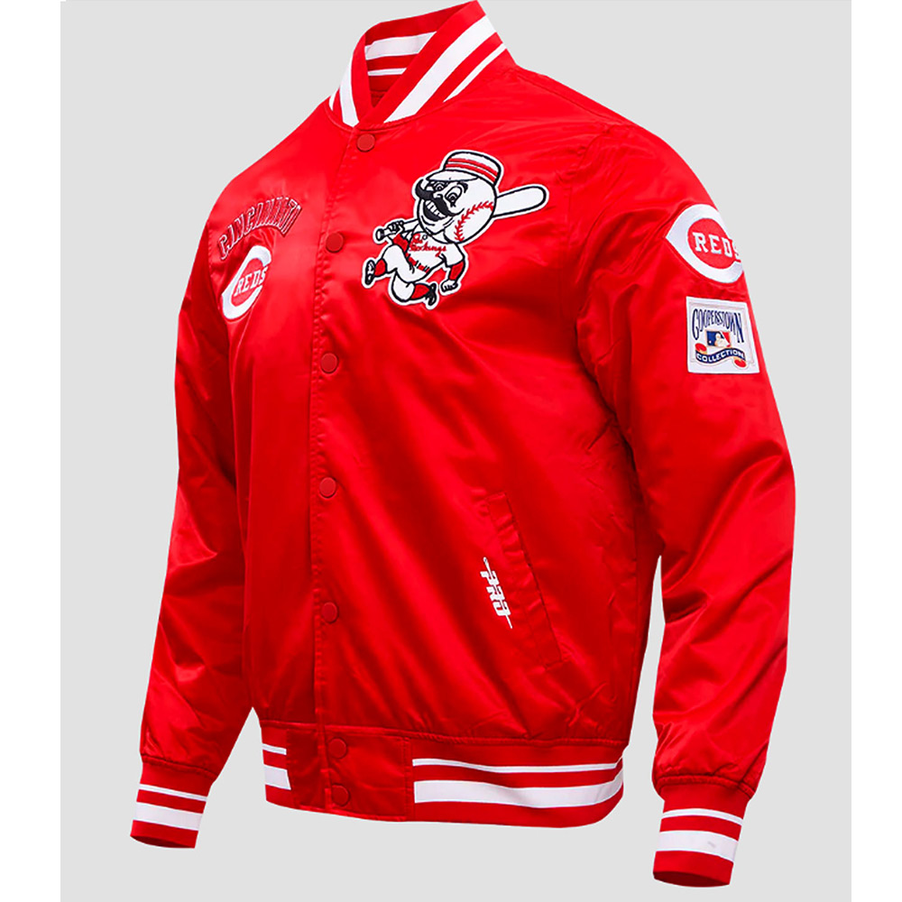 Cincinnati Reds Retro Classic Rib Jacket - Image 6