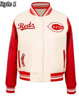 Retro Classic Rib Cincinnati Reds Varsity Jacket