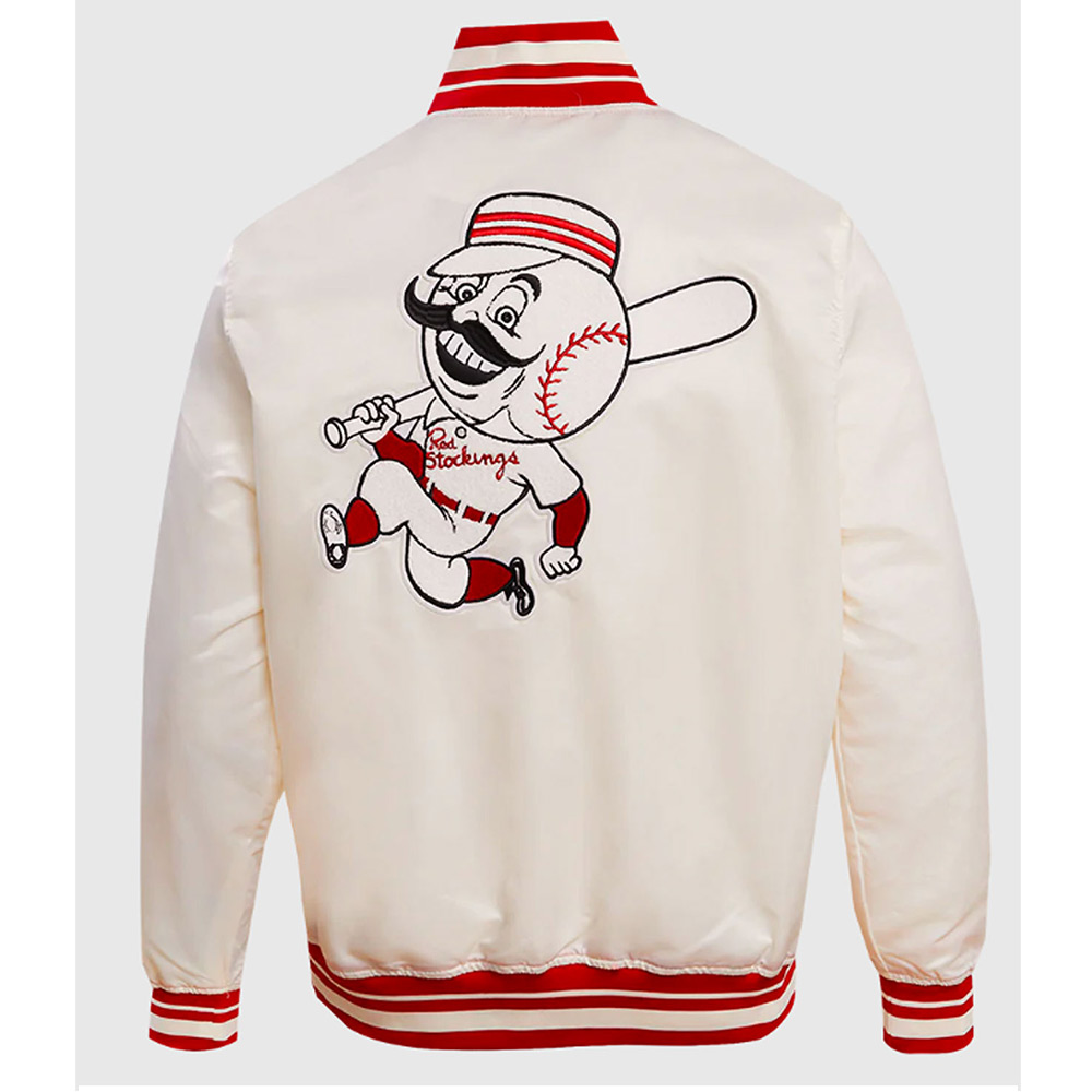 Cincinnati Reds Retro Classic Rib Jacket - Image 3