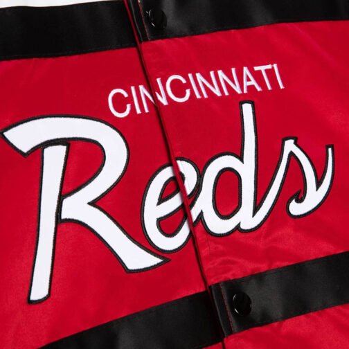 Cincinnati Reds Special Script Heavyweight Satin Jacket - Image 3