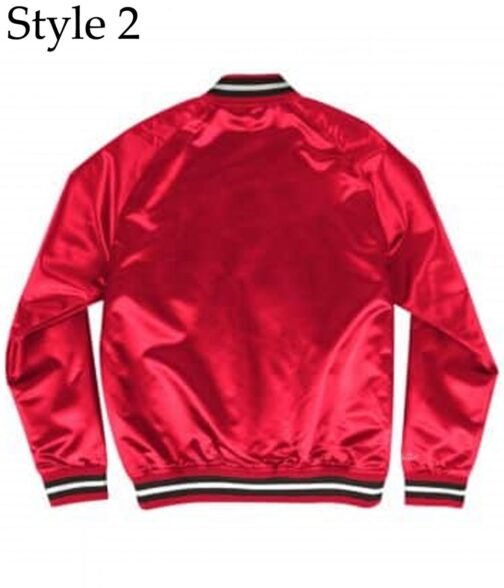 Cincinnati Reds The Captain II Varsity Satin Jacket - Image 6