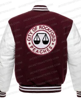 Varsity City of Rockford Peaches Jacket