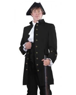 Colonial Civilian Militia Black Coat