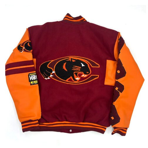 Claflin Panthers Ole Skool Letterman Jacket - Image 2