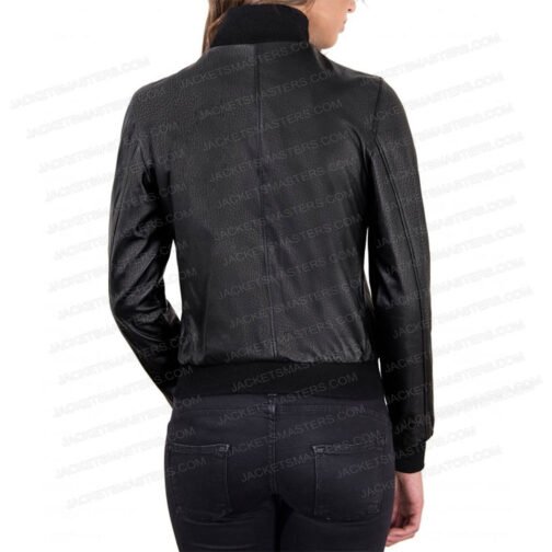 Jurassic World Bryce Dallas Howard Black Leather Jacket - Image 3