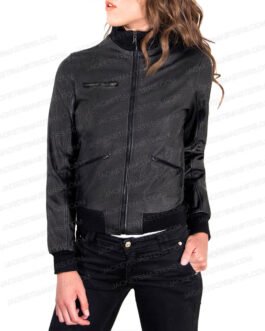 Jurassic World Bryce Dallas Howard Black Leather Jacket