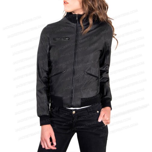 Jurassic World Bryce Dallas Howard Black Leather Jacket