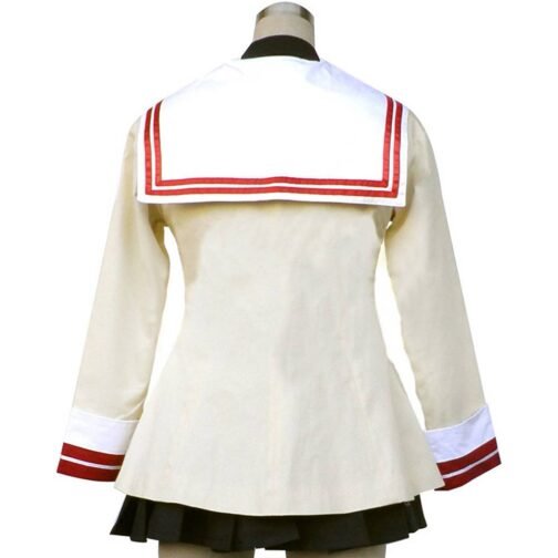Fuko Ibuki Clannad Cotton Off White Jacket - Image 3