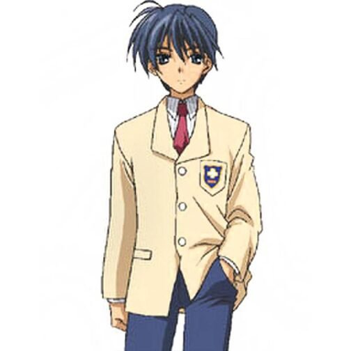 Tomoya Okazaki Clannad Off White High School Jacket - Image 5