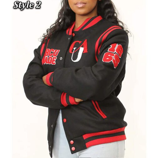 Clark Atlanta University Varsity Wool Jacket - Image 2
