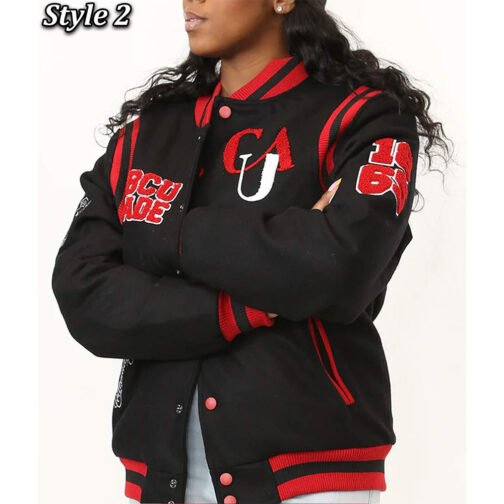 Clark Atlanta University Varsity Wool Jacket - Image 5