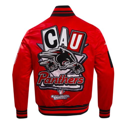 Clark Atlanta University Homecoming Rib Satin Jacket - Image 2