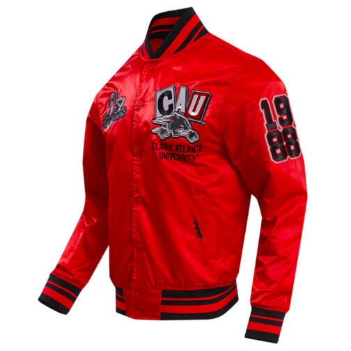 Clark Atlanta University Homecoming Rib Satin Jacket - Image 3