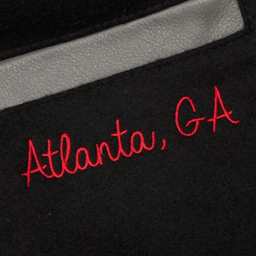 Clark Atlanta University Panthers Homecoming Black Varsity Jacket - Image 3