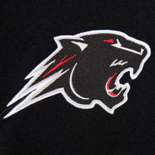 Clark Atlanta University Panthers Homecoming Black Varsity Jacket - Image 4