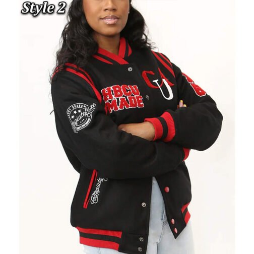 Clark Atlanta University Varsity Wool Jacket - Image 6