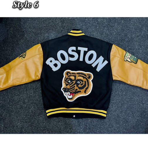 Boston Bruins Classic Varsity Jacket - Image 13