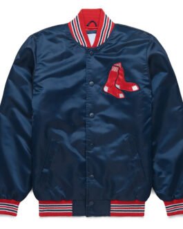 Boston Red Sox Classic Navy Satin Jacket