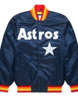 Houston Astros Classic Navy Satin Jacket