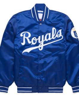 Kansas City Royals Classic Royal Blue Satin Jacket