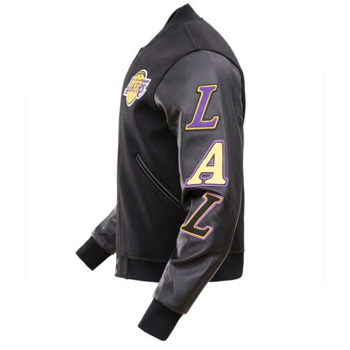 LA Lakers Classic Varsity Jacket - Image 5