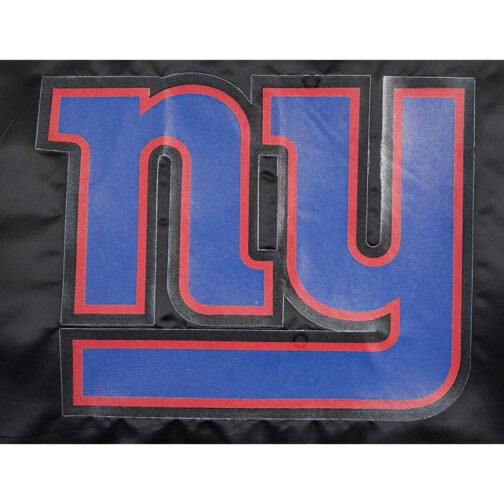 Classic New York Giants Black Satin Jacket - Image 6