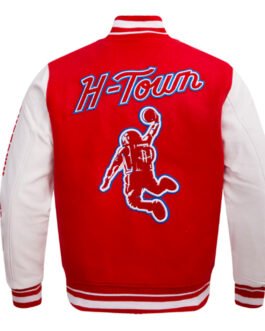 Classic Rib Houston Rockets Varsity Jacket