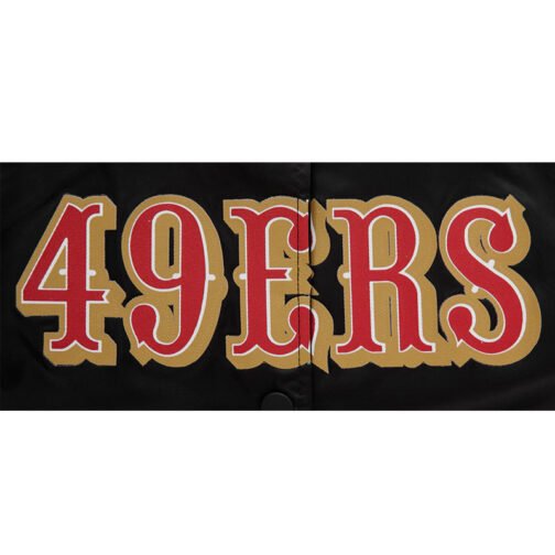 Classic San Francisco 49ers Red Satin Jacket - Image 10