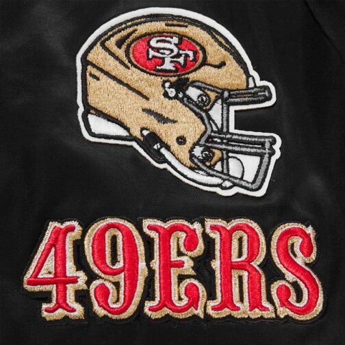 Classic San Francisco 49ers Red Satin Jacket - Image 13