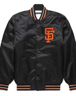 San Francisco Giants Classic Black Satin Jacket