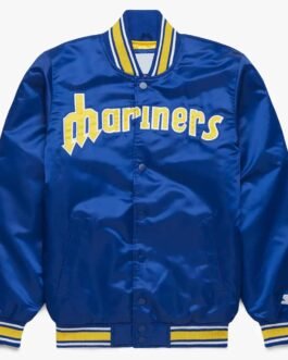 Seattle Mariners Classic Royal Satin Jacket