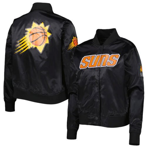 Classics Phoenix Suns Black Satin Jacket - Image 3