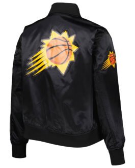 Classics Phoenix Suns Black Satin Jacket
