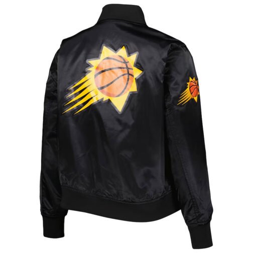 Classics Phoenix Suns Black Satin Jacket - Image 2