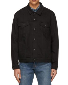Johnny Knoxville Reboot Black Denim Jacket