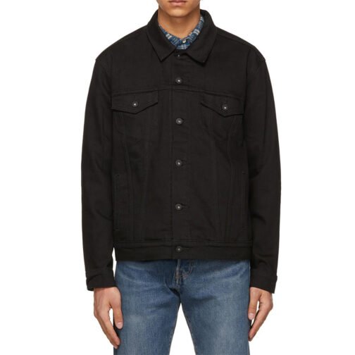 Johnny Knoxville Reboot Black Denim Jacket