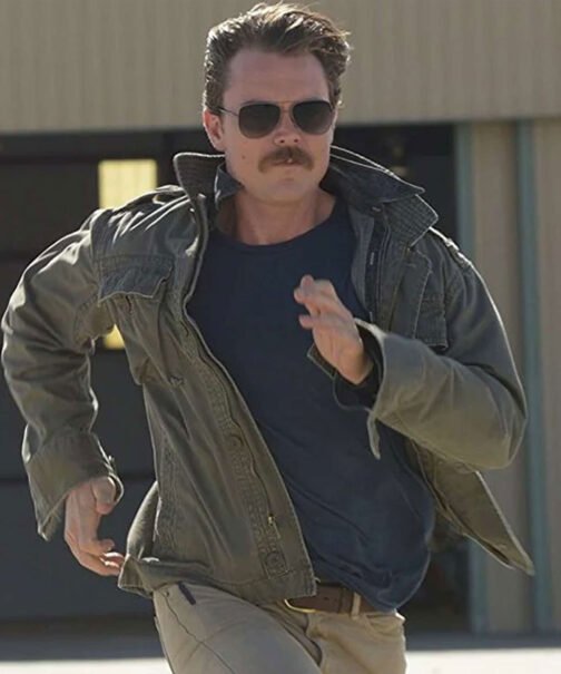Clayne Crawford Lethal Weapon Green/Grey Jacket - Image 8