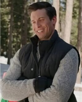 The Christmas Retreat Clayton James Black Vest
