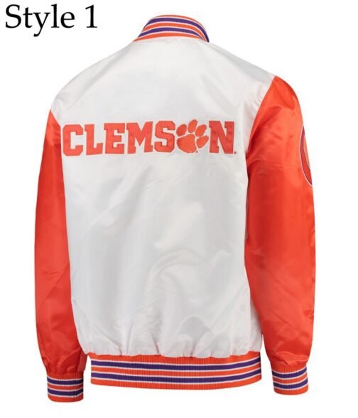 Tigers The Legend Clemson Bomber Satin Jacket - Image 4