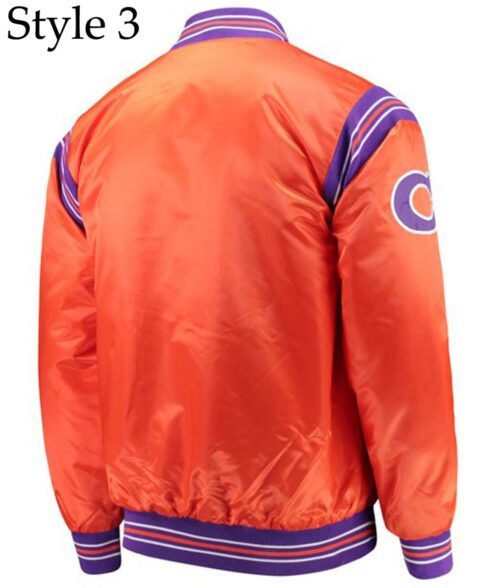 Tigers The Legend Clemson Bomber Satin Jacket - Image 6