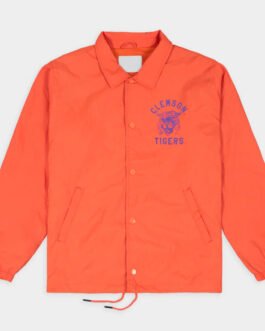 Clemson Tigers Vintage Logo Coaches Jacket