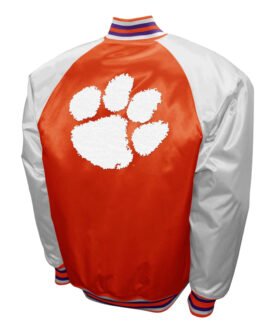 Clemson Tigers The Game Orange Satin Jacket