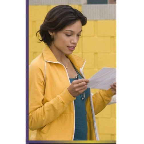 Clerks III Rosario Dawson Yellow Fleece Jacket - Image 10