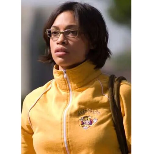 Clerks III Rosario Dawson Yellow Fleece Jacket - Image 6