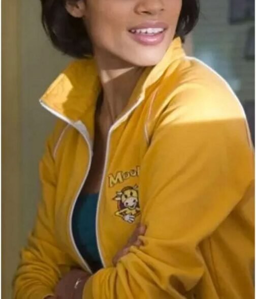 Clerks III Rosario Dawson Yellow Fleece Jacket - Image 13