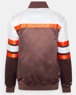 Cleveland Browns 75th Anniversary Brown Satin Jacket