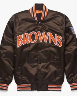90’s Cleveland Browns Bomber Satin Jacket