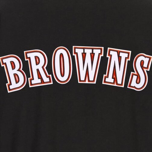 Cleveland Browns Varsity Black and Gray Wool Jacket - Image 4