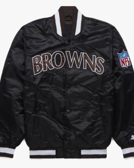 Blackout Cleveland Browns Jacket