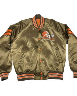 Football Cleveland Browns Vintage Satin Jacket